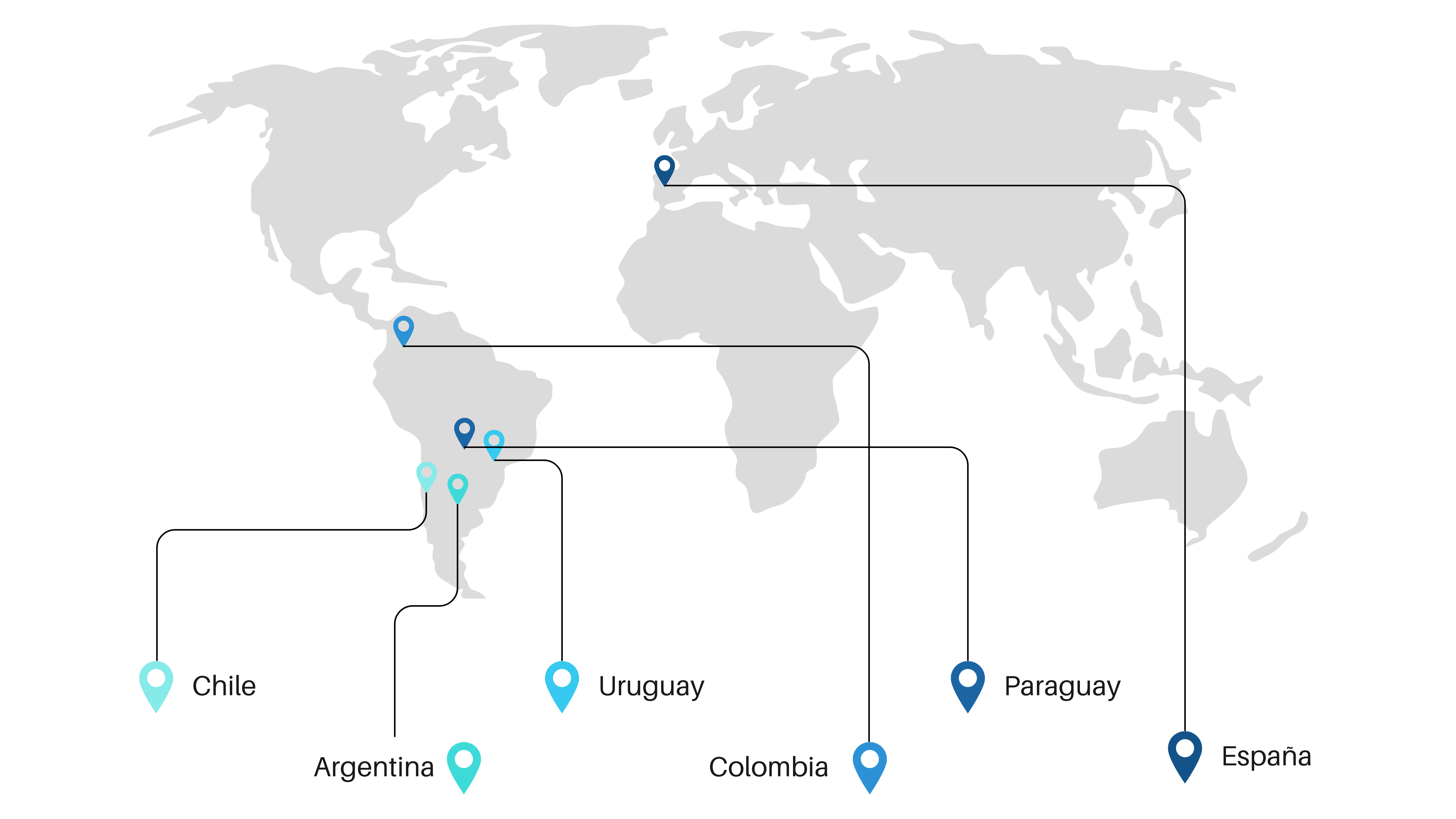 Mapa de países
