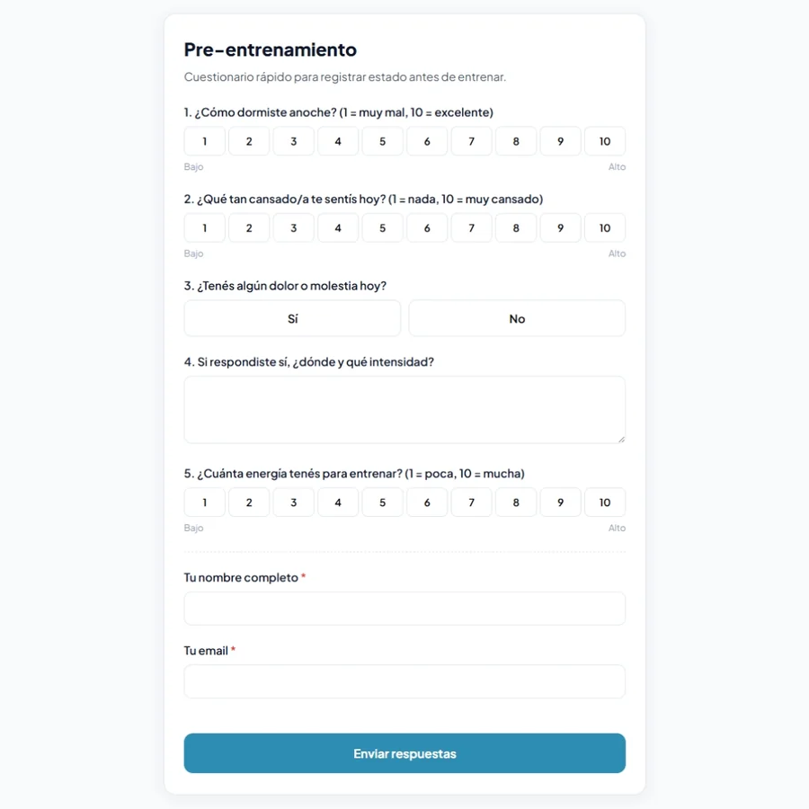 Link público para responder el cuestionario